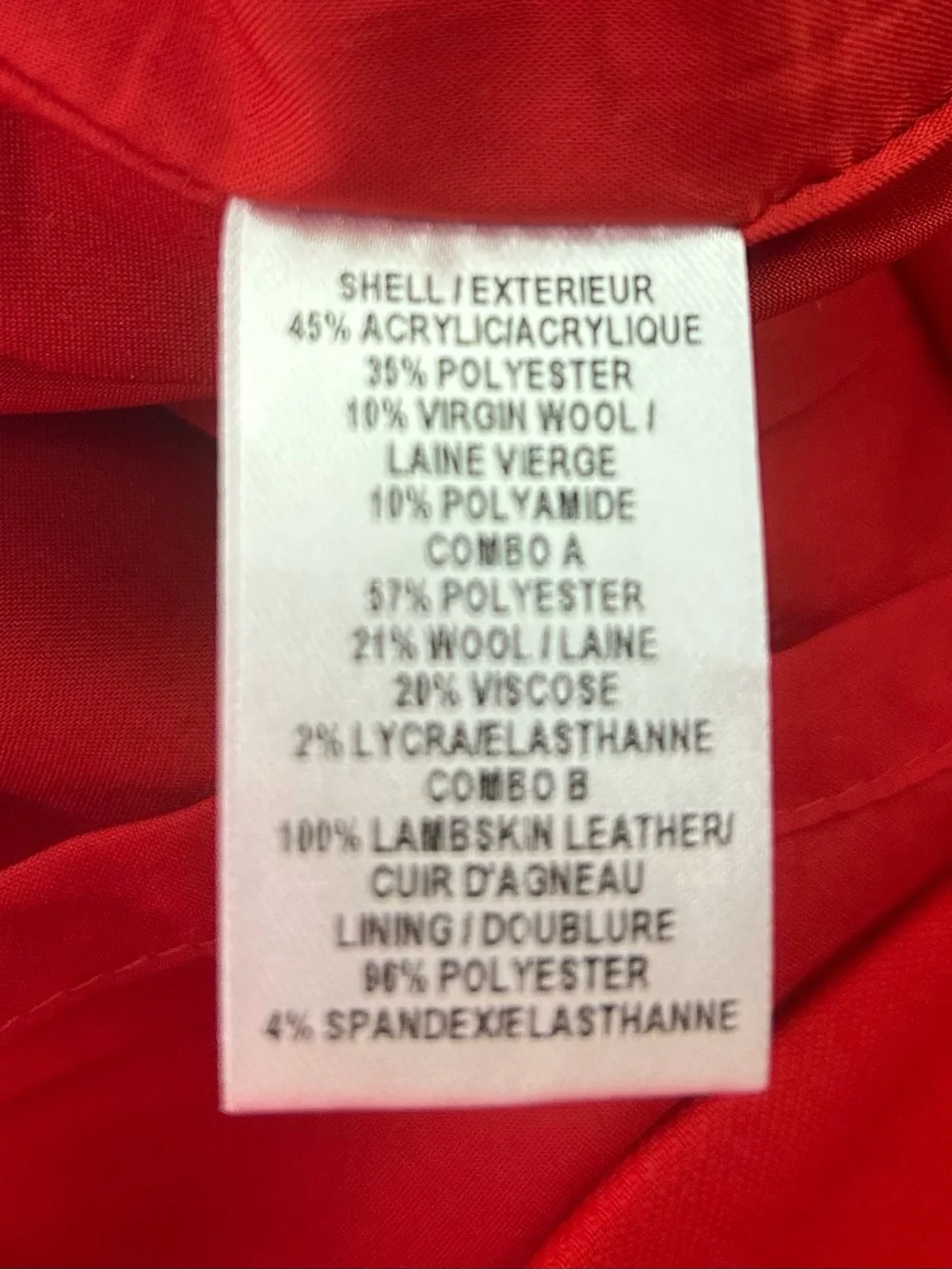 Milly Red Sleeveless Sheath Dress with Black Lace Insets - Picture 4 of 5